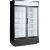  Barski Hladilnik z Osvetljenim Zaslonom, Dvojna Vrata, Arctic, 512L, 230V/510W, 1120x585x1900mm | Shoptok.si
