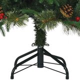  Umjetno božićno drvce s nogom Zelena 150 cm PVC, PE i čelik | shoptok.hr