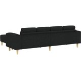  Kauč za dnevni boravak 3 pcs Crna Poliester | shoptok.hr