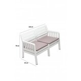 Hanah home baštenski dvosed lara ikili koltuk white | ePonuda.com