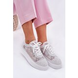 Boto Lace-Up Women's Sneakers On Platform White Aranelith | shoptok.hr