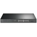 TL-SG1218MPE 16-Port Gigabit PoE+ Easy Smart Switch16 Gigabit PoE+ RJ45 Ports2 x SFP 2×