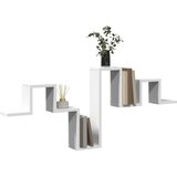  Zidna polica bijela 104,5 x 10 x 43 cm od konstruiranog drva | Eponuda.com