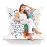 Atelier Del Sofa baštenska vreća za sednje Giant EMC2, 180x140x30 cm, Šarena Cene