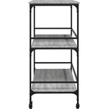  Kuhinjska kolica boja hrasta 100,5x50x105 cm konstruirano drvo | shoptok.hr