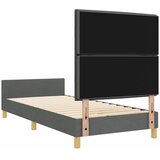  Krevetna konstrukcija Tamno siva 100 x 200 cm tkanina | shoptok.hr