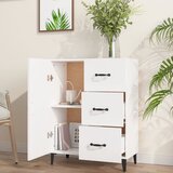  Komoda bijela 69,5x34x90 cm od konstruiranog drva | shoptok.hr