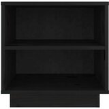  Noćni ormarići 2 kom crni 40 x 34 x 40 cm od masivne borovine | shoptok.hr