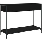  Konzolni stol crni 100 x 34 5 x 75 cm od konstruiranog drva | shoptok.hr