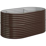  Povišena vrtna gredica od pocinčanog čelika 152x80x68 cm smeđi | shoptok.hr