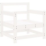  7-dijelna vrtna garnitura bijela od masivne borovine | shoptok.hr