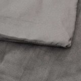  Teška deka s navlakom siva 200 x 200 cm 9 kg od tkanine | shoptok.hr