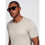 Ombre Classic knitted men's shirt with ribbed cuffs - light grey | Shoptok.si