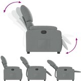 vidaXL Naslonjač za noge svijetlo sive tkanine | shoptok.hr