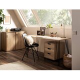 MID.YOU Predalnik Na Kolescih Emmik, Barva Hrasta | Shoptok.si