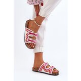 Boto Women's White Slide Sandals with Cork Sole Fannea | Shoptok.si
