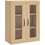 vidaXL Visoka komoda sonoma hrast 69,5x34x180 cm inženirski les | Shoptok.si