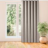  Curtain MILANA color cappuccino style classic transparent wave tape 7 cm chenille 140x270 HOMEDE | shoptok.hr