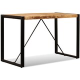  Blagovaonski Stol Masivno Grubo Obrađeno Drvo Manga 120 cm | shoptok.hr