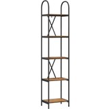 vidaXL Polica Staro drvo 40 x 30 x 183 cm Konstruirano drvo | shoptok.hr