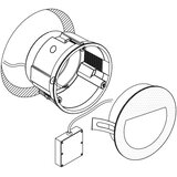 Eglo 99577 - LED spoljašnje ugradno svetlo ARACENA LED/2,5W/230V IP65 bela | Eponuda.com