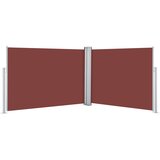  Uvlačiva bočna tenda 100 x 1000 cm smeđa | shoptok.hr