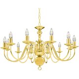  Luster zlatni 12 žarulja E14 | shoptok.hr