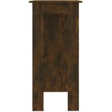  Barski stol s policom boja hrasta 102 x 50 x 103,5 cm drveni | shoptok.hr