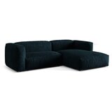 Micadoni Tamno plava kutna garnitura od bouclé tkanine (s desnim kutom) Martina – Home | shoptok.hr