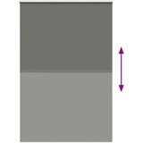 vidaXL roleta blackout siv 160x210 cm širina tkanine 156,6 cm | Shoptok.si