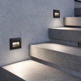  Brilagi - LED svetiljka za stepenište STEP LIGHT LED/1,5W/230V IP44 crna | Eponuda.com
