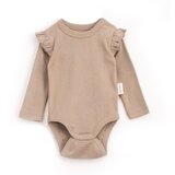 VAUVA Bobi za bebe dugih rukava sa volanima - Pesak / 9-12 mes | Eponuda.com
