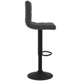  Barski stolček črn žamet, (20968126) | Shoptok.si