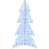  Božićno drvce s 160 LED svjetlima Plava 150 cm Akril | Eponuda.com