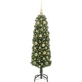 vidaXL Umestno božično drevo Zelena 120 cm PVC in Jeklo in Plastika | Shoptok.si