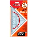 Geotrikotnik Technic z držalom, 16 cm