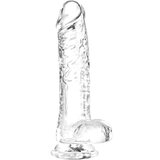 SuperLove Jelly Dildo with Balls 20cm Clear Cijene