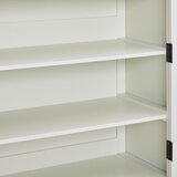MID.YOU VITRINA, furnirano, masivno hrast, bor prozorno, naravne barve, bela | Shoptok.si