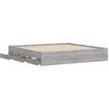  Okvir za krevet s ladicama boja hrasta 200x200 cm drveni | shoptok.hr