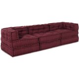  Modularni Pouf 3 kom Bordo Tkanina | shoptok.hr