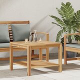 vidaXL Klubska miza Rjava 60 x 60 x 45 cm Trden tikov les Cene