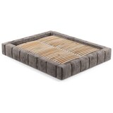 Maison de Rêve Rjava oblazinjena zakonska postelja s prostorom za shranjevanje z letvenim dnom 160x200 cm Aruba L – | Shoptok.si