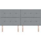vidaXL LED Uzglavlje Svjetlosiva 100 cm Tkanina | shoptok.hr