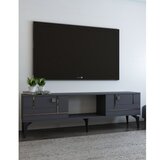 Hanah home tv polica madera anthracite silver