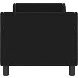  Posteljica za malčke z vzglavjem Črna 70 x 140 cm Žamet, (5000105093) | Shoptok.si
