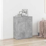  Komoda siva boja betona 60 x 30 x 75 cm od konstruiranog drva | shoptok.hr