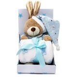 Bbo set plišana igračka + ćebence Bear Blue Cene