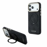 Guess Originalni ovitek PU 4G Ring Stand MagSafe za iPhone 18 Pro Max / iPhone 17 Pro Max, črn Cene