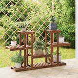  Stalak za cvijeće 110 x 25 x 73 cm od masivne jelovine | shoptok.hr