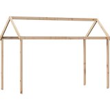 Krevet na kat s krovom 90 x 200 cm od masivne borovine | shoptok.hr